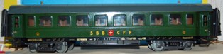 Modélisme Ferroviaire – Fulgurex Elettren – Voiture Voyageurs échelle 0 (occasion)